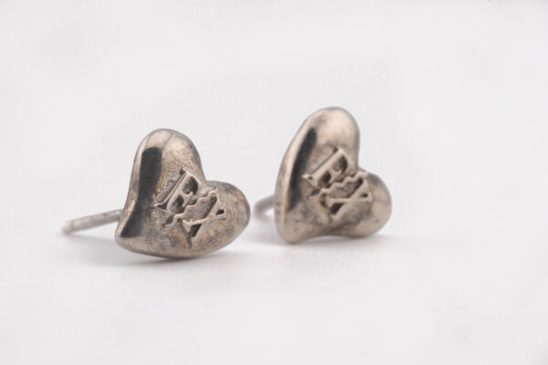 F/X Heart Nugget Earrings - Image 2