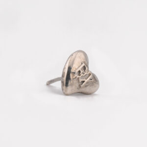 F/X Heart Nugget Earrings