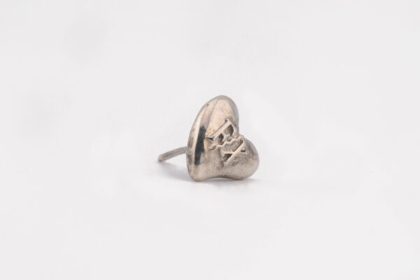 F/X Heart Nugget Earrings